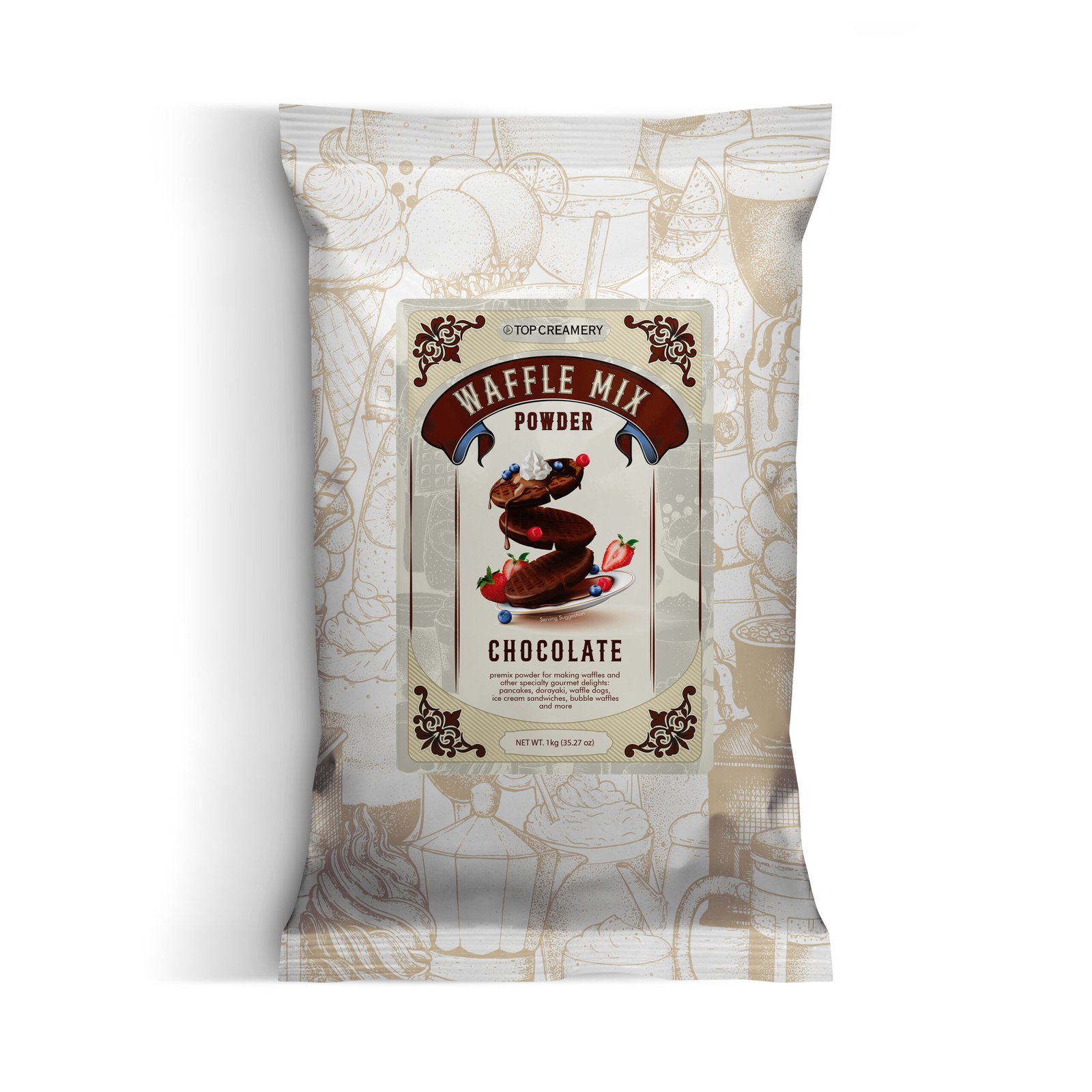 Waffle Mix Chocolate Powder 1kg