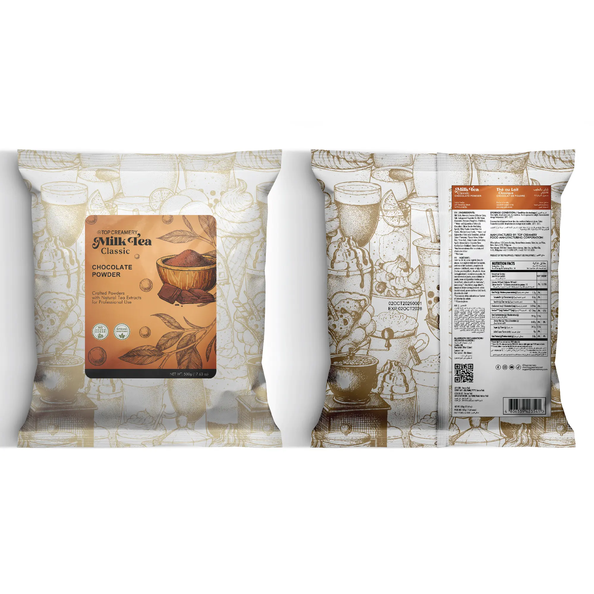 Milk Tea Series Chocolate Powder 500g - Image 3