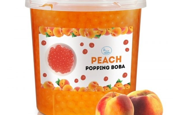 Peach Popping Boba