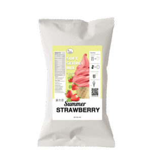 Summer Mix Soft-Serve Ice Cream Strawberry Powder