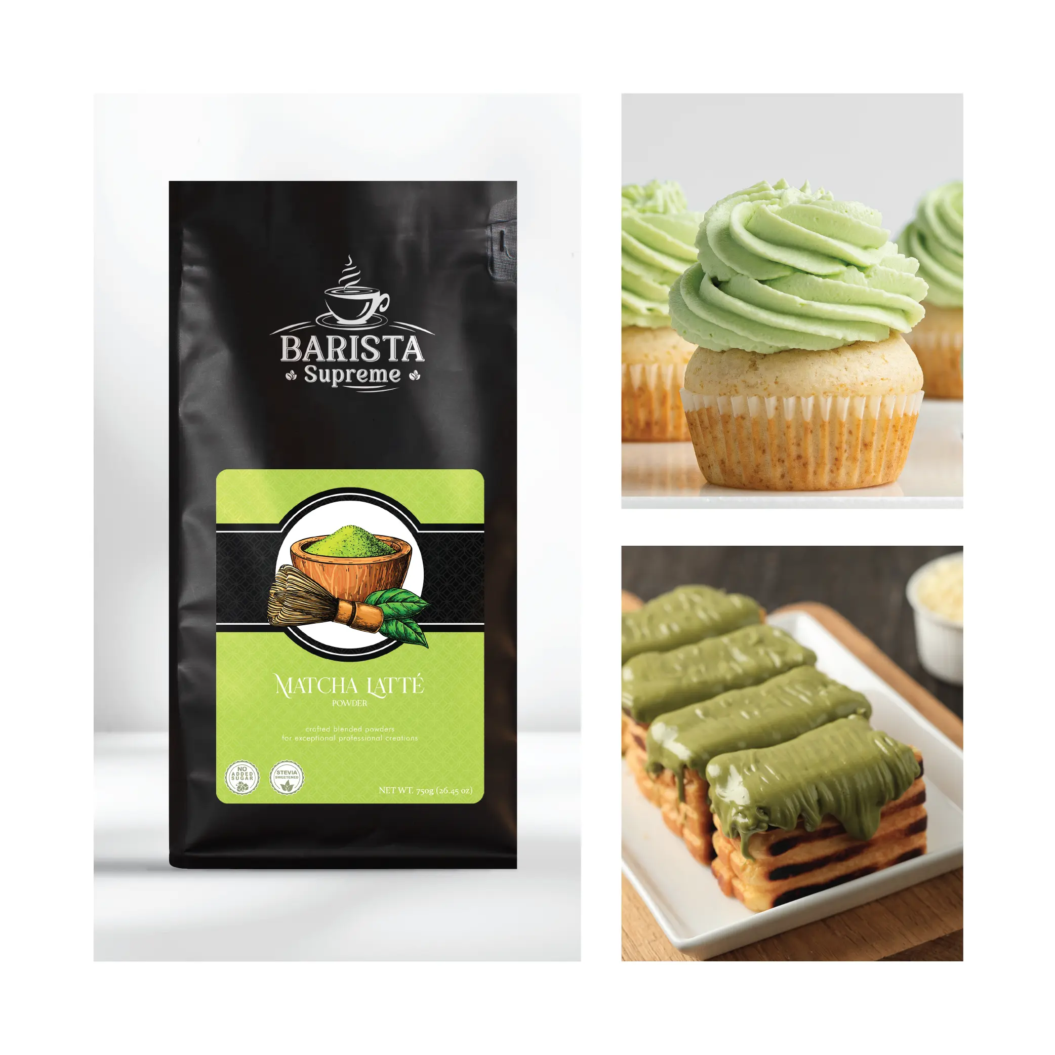 Barista Supreme Matcha Latte Powder 750g - Image 4