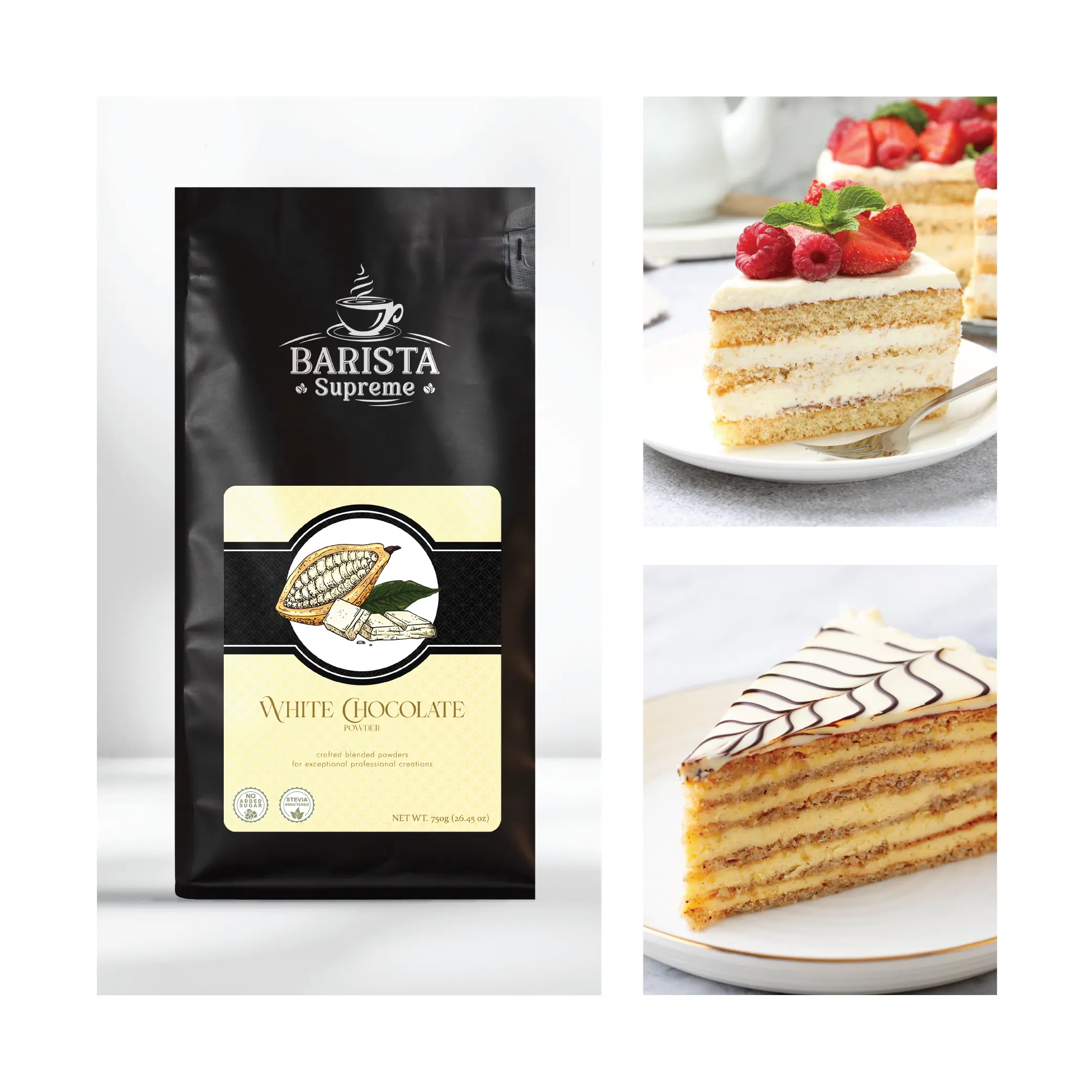 Barista Supreme White Chocolate Powder 750g - Image 4