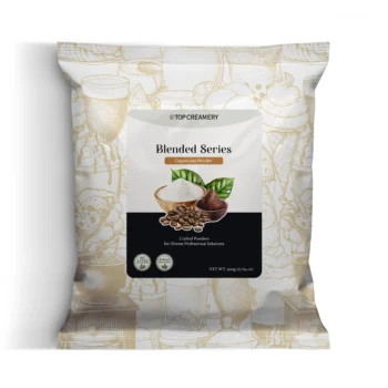 Blended Series Cappuccino Powder 500g premium coffee drink mix packaging front view