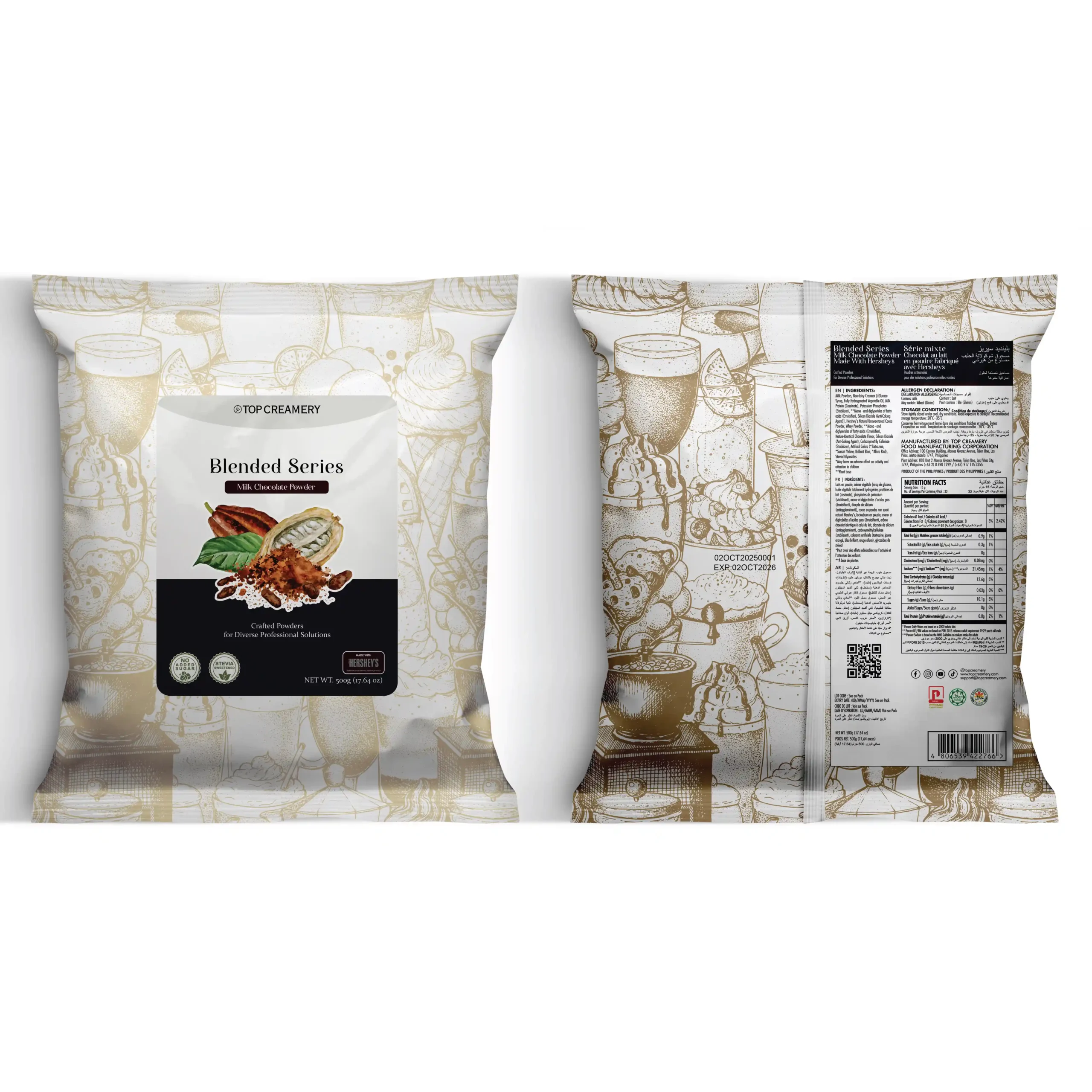 Blended Series Milk Chocolate Powder made with Hershey’s 500g - Image 2