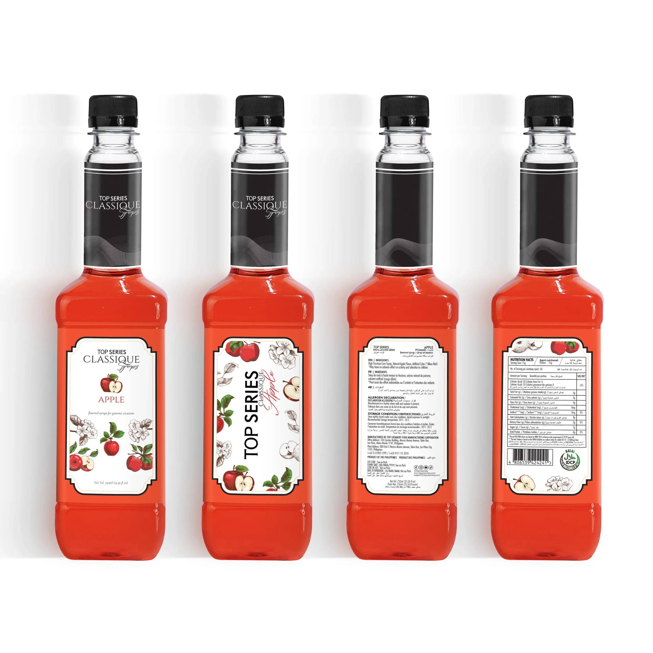 TOP Series Classique Apple Syrup 750ml - Image 5