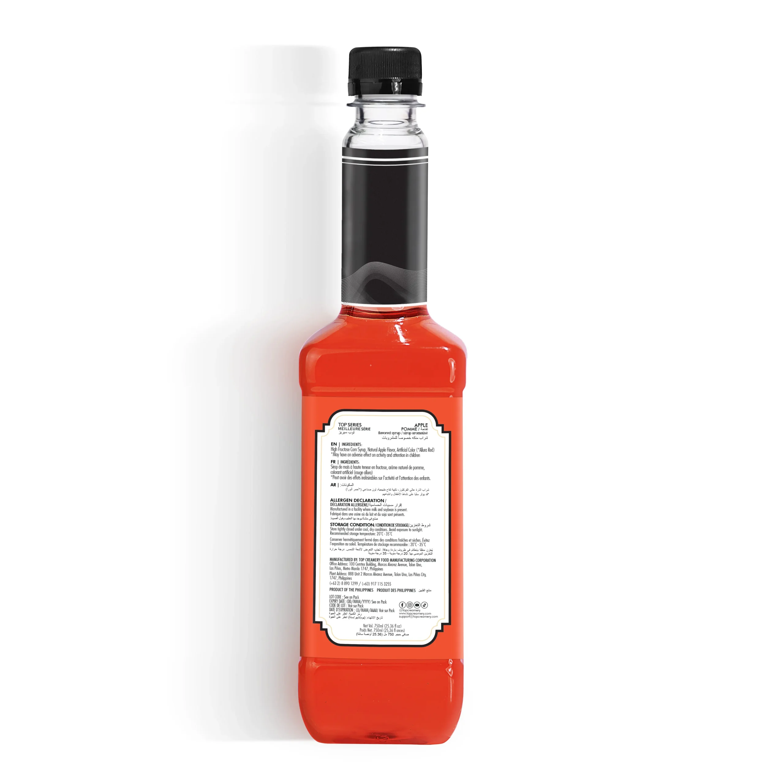 TOP Series Classique Apple Syrup 750ml - Image 3