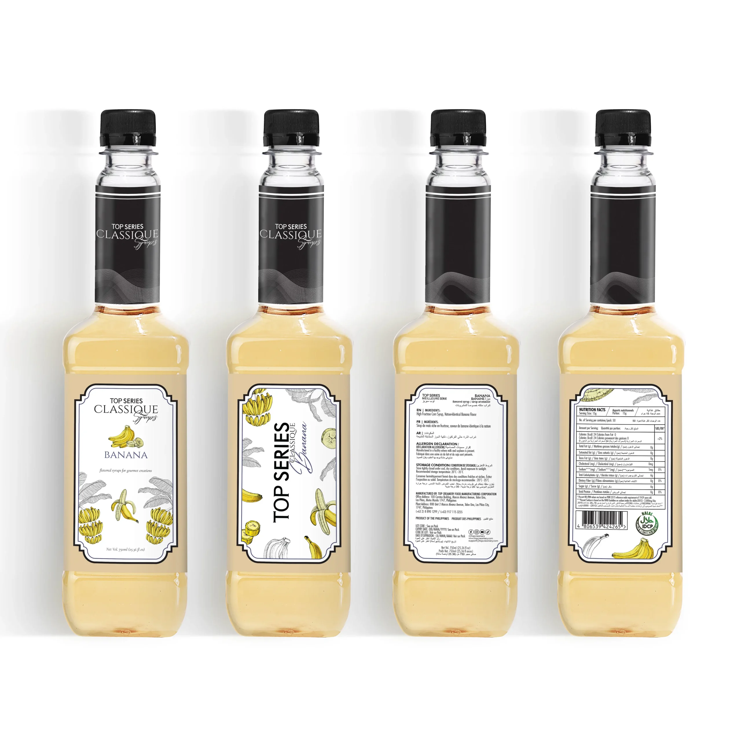 TOP Series Classique Banana Syrup 750ml - Image 5