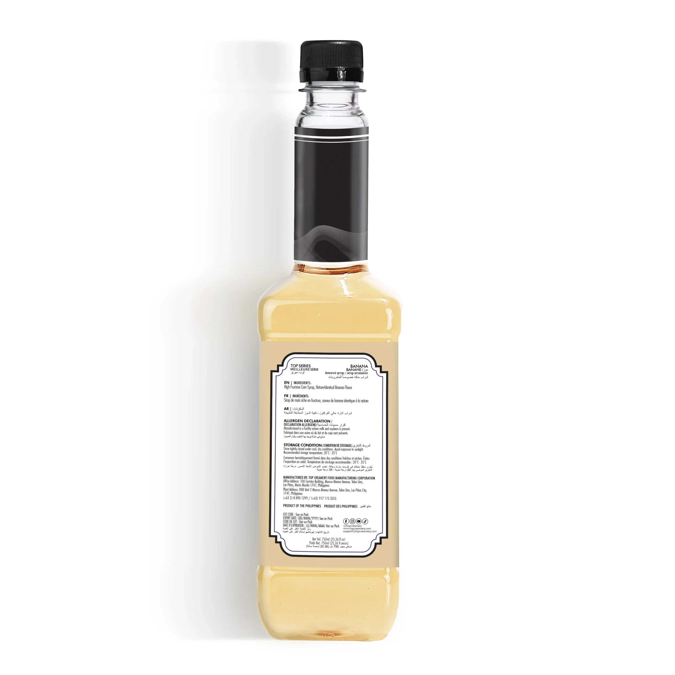 TOP Series Classique Banana Syrup 750ml - Image 3