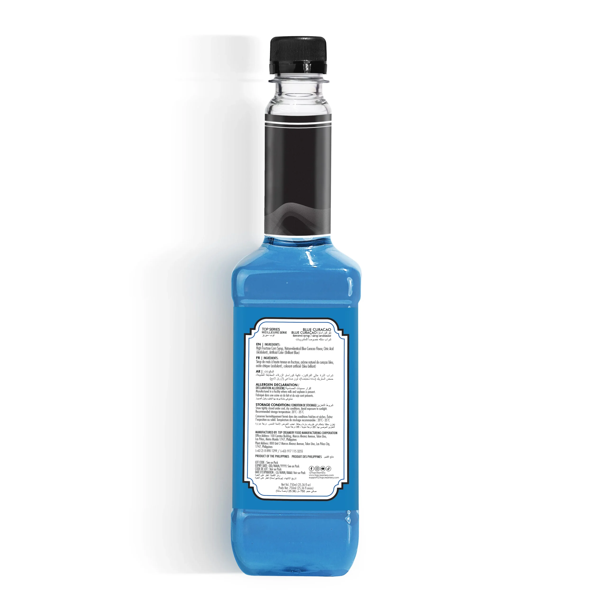TOP Series Classique Blue Curacao Syrup 750ml - Image 3