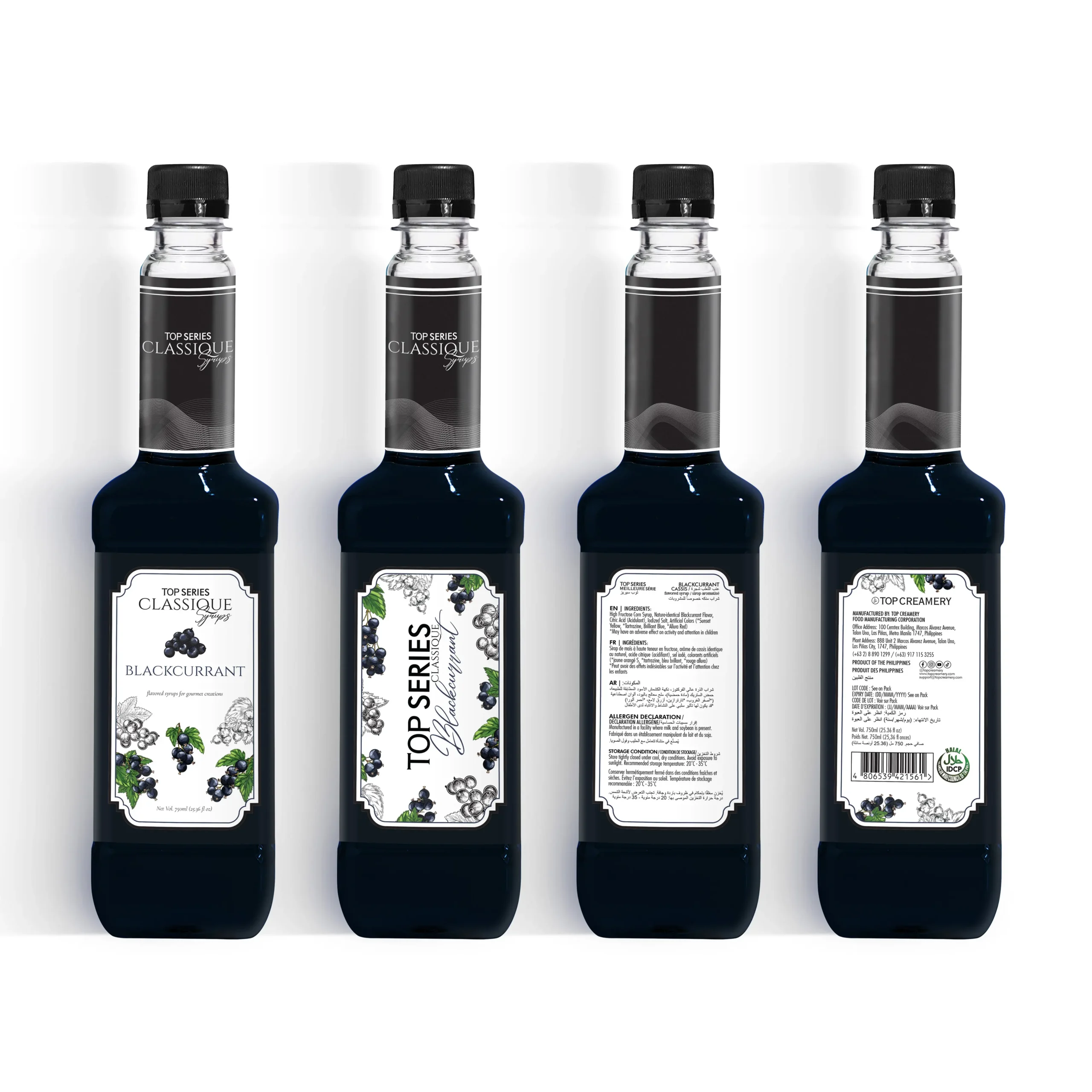 TOP Series Classique Blueberry Syrup 750ml - Image 5