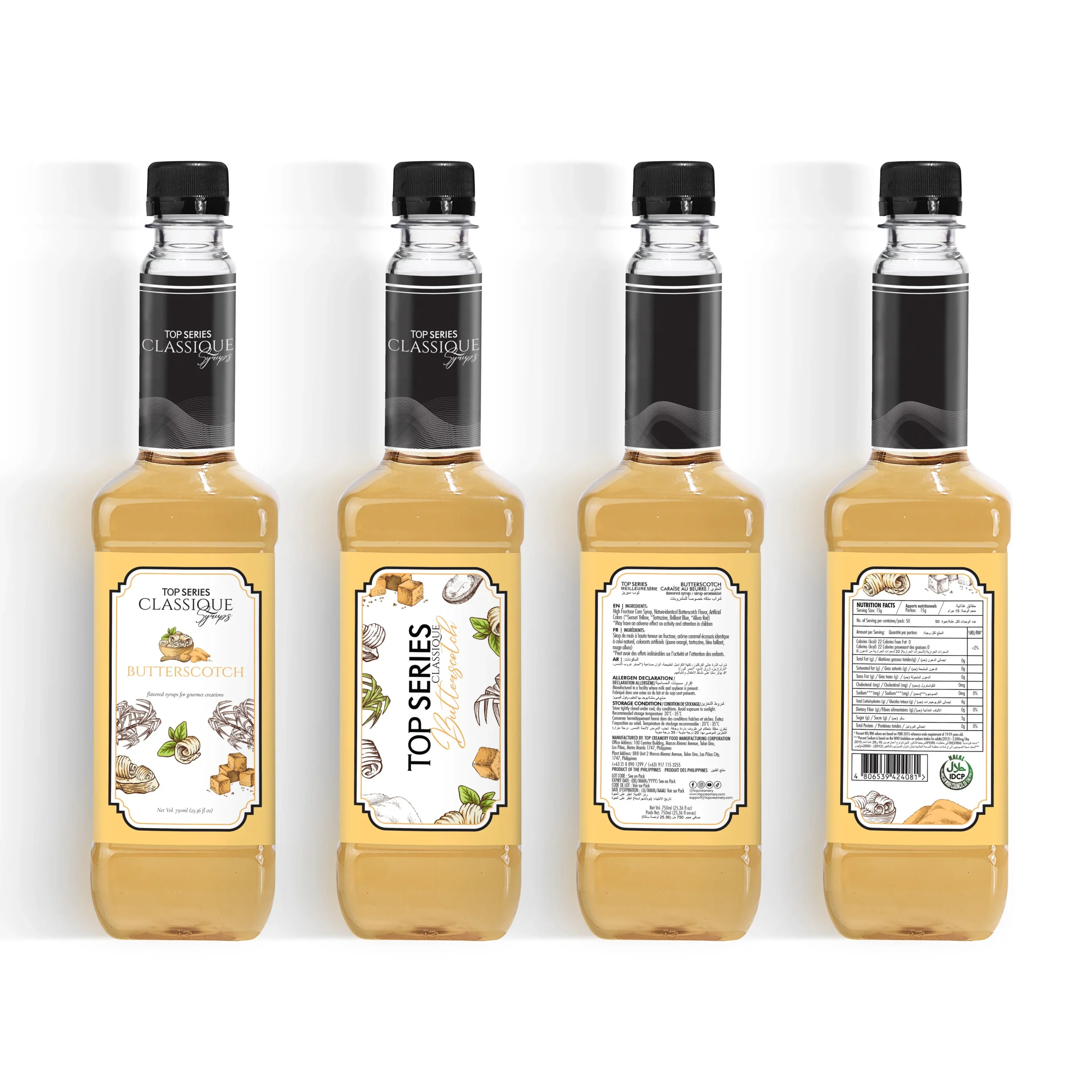 TOP Series Classique Butterscotch Syrup 750ml - Image 5