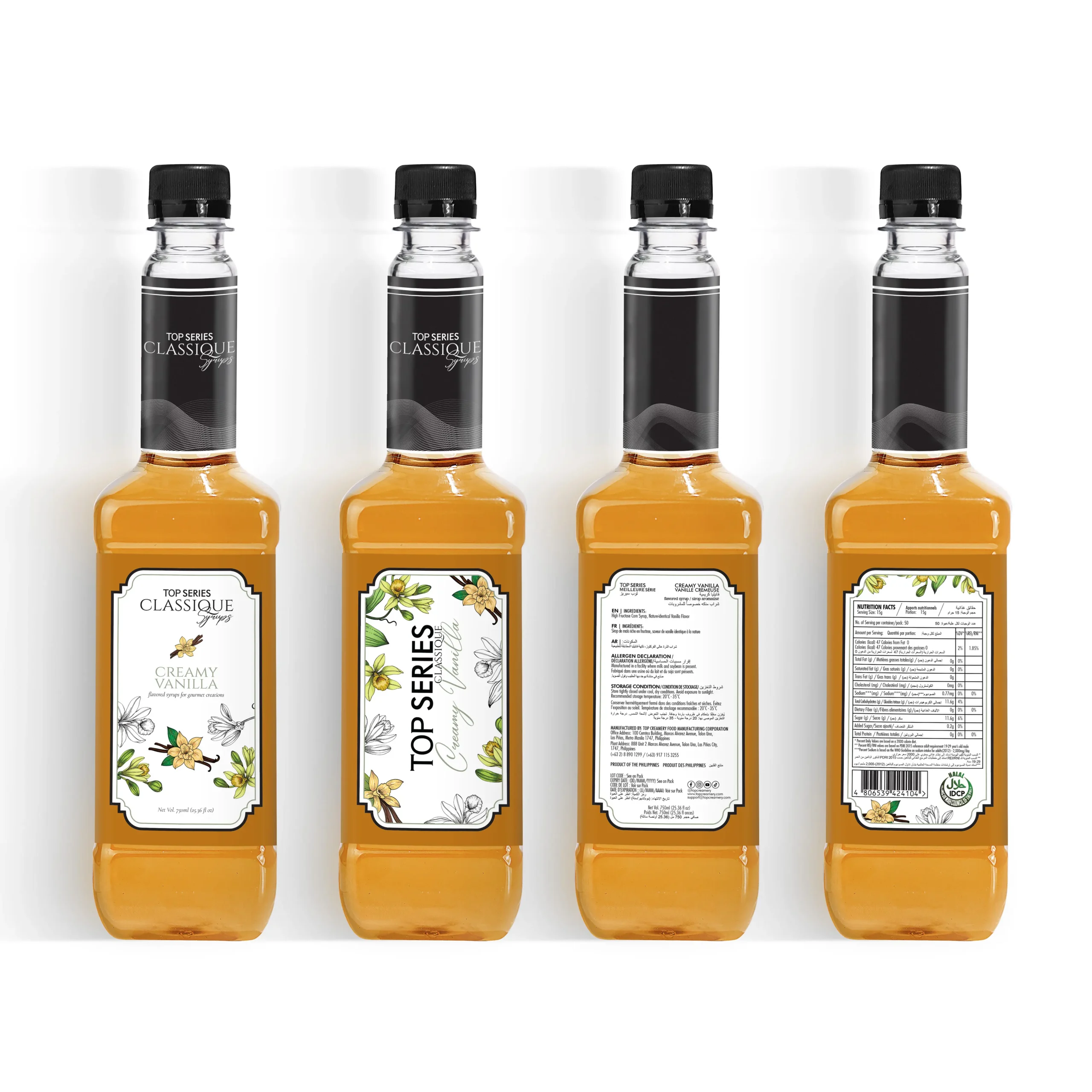 TOP Series Classique Creamy Vanilla Syrup 750ml - Image 5