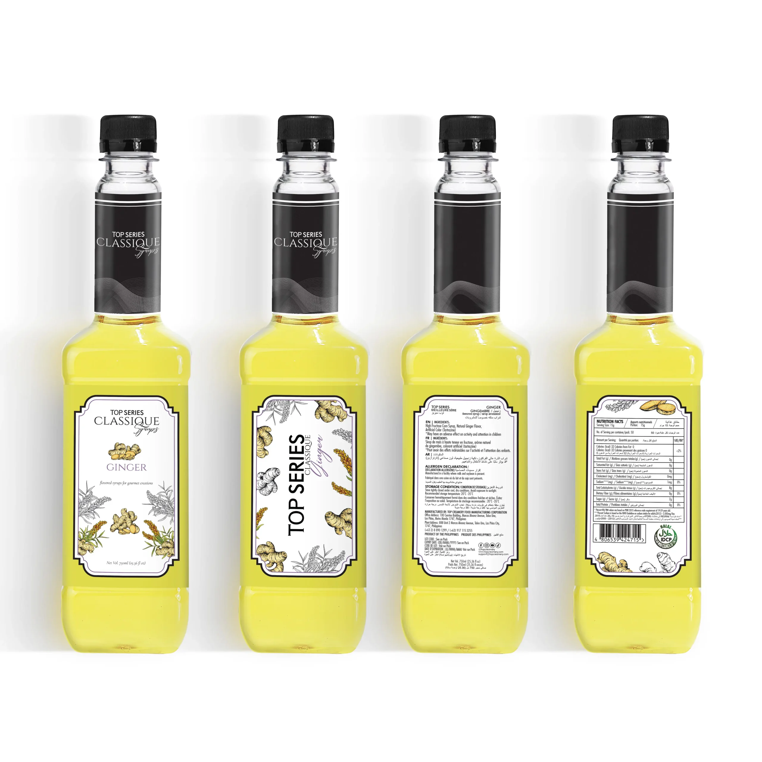 TOP Series Classique Ginger Syrup 750ml - Image 5
