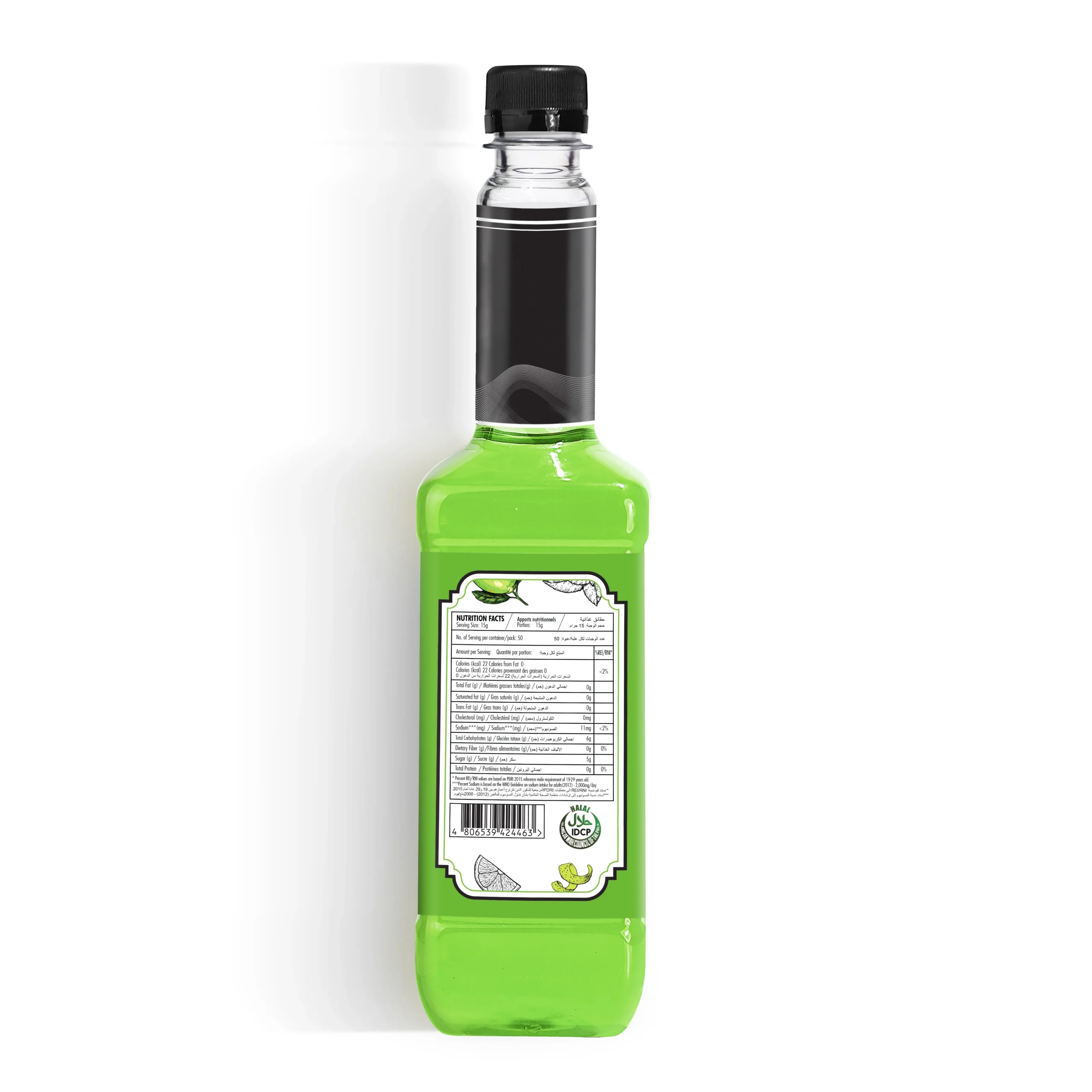 TOP Series Classique Lime Syrup 750ml - Image 4