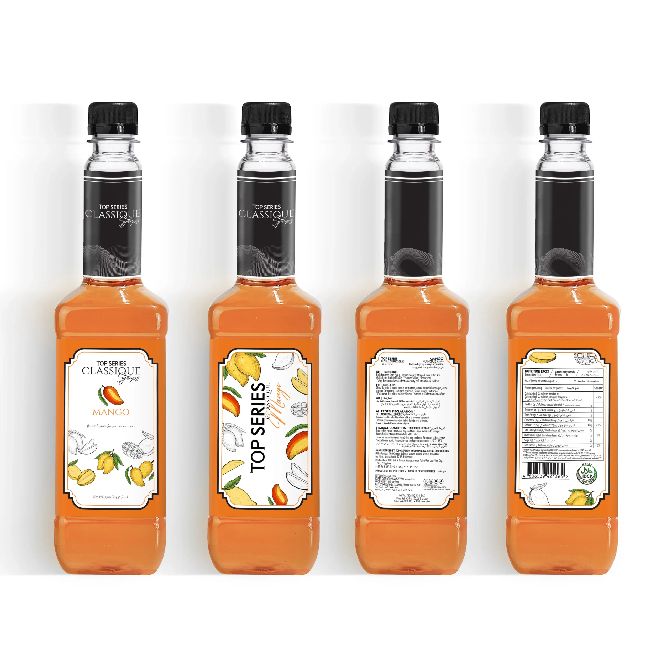 TOP Series Classique Mango Syrup 750ml - Image 5