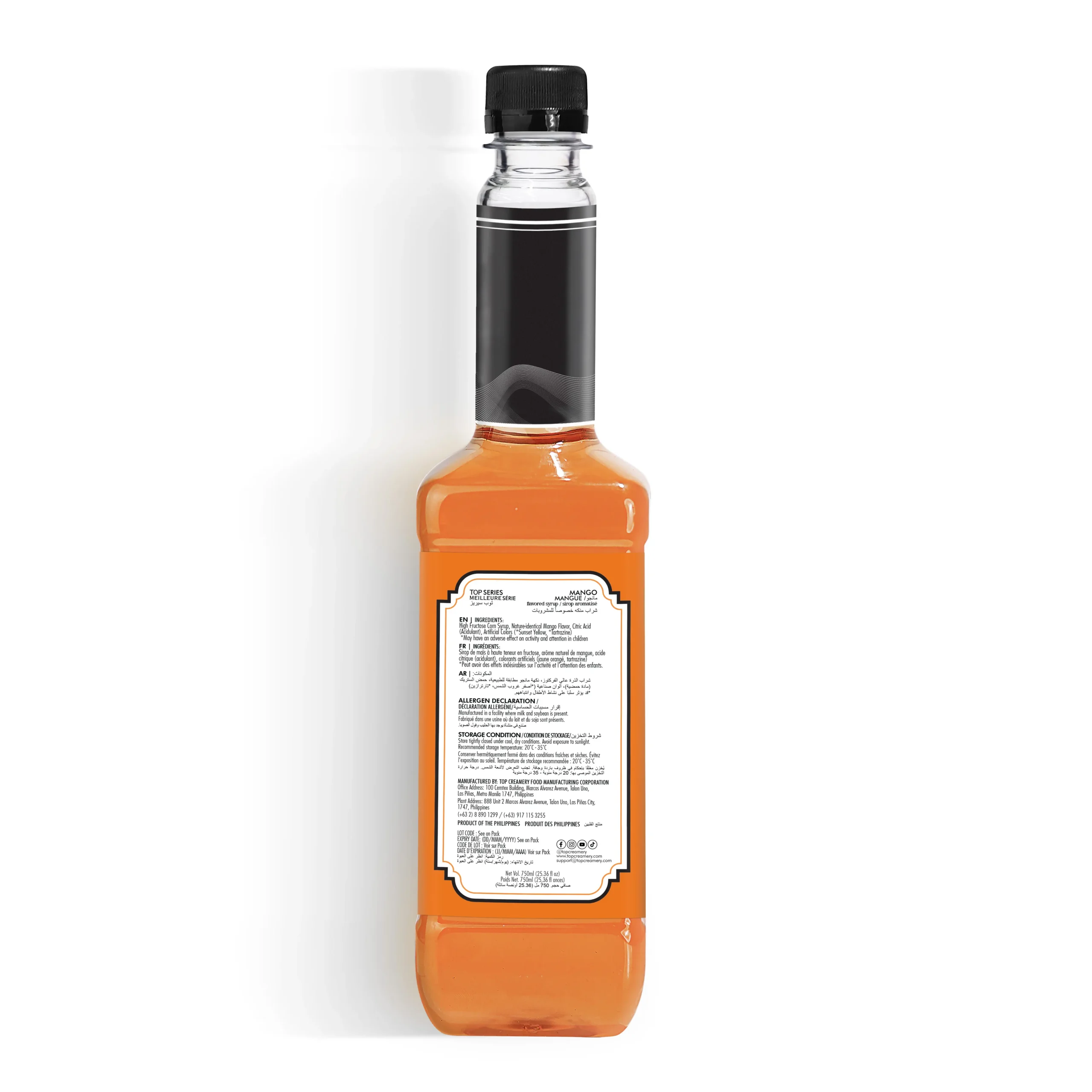TOP Series Classique Mango Syrup 750ml - Image 3