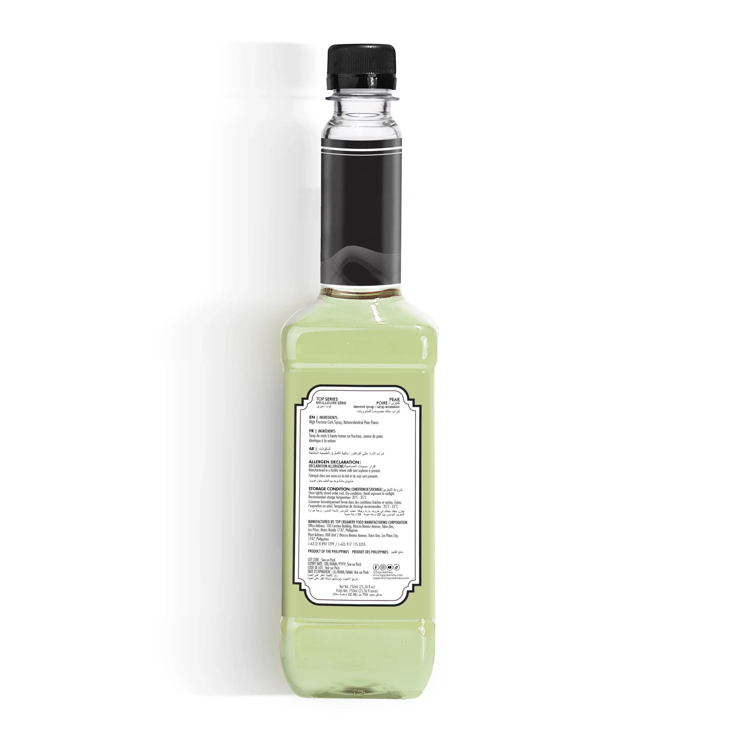 TOP Series Classique Pear Syrup 750ml - Image 3