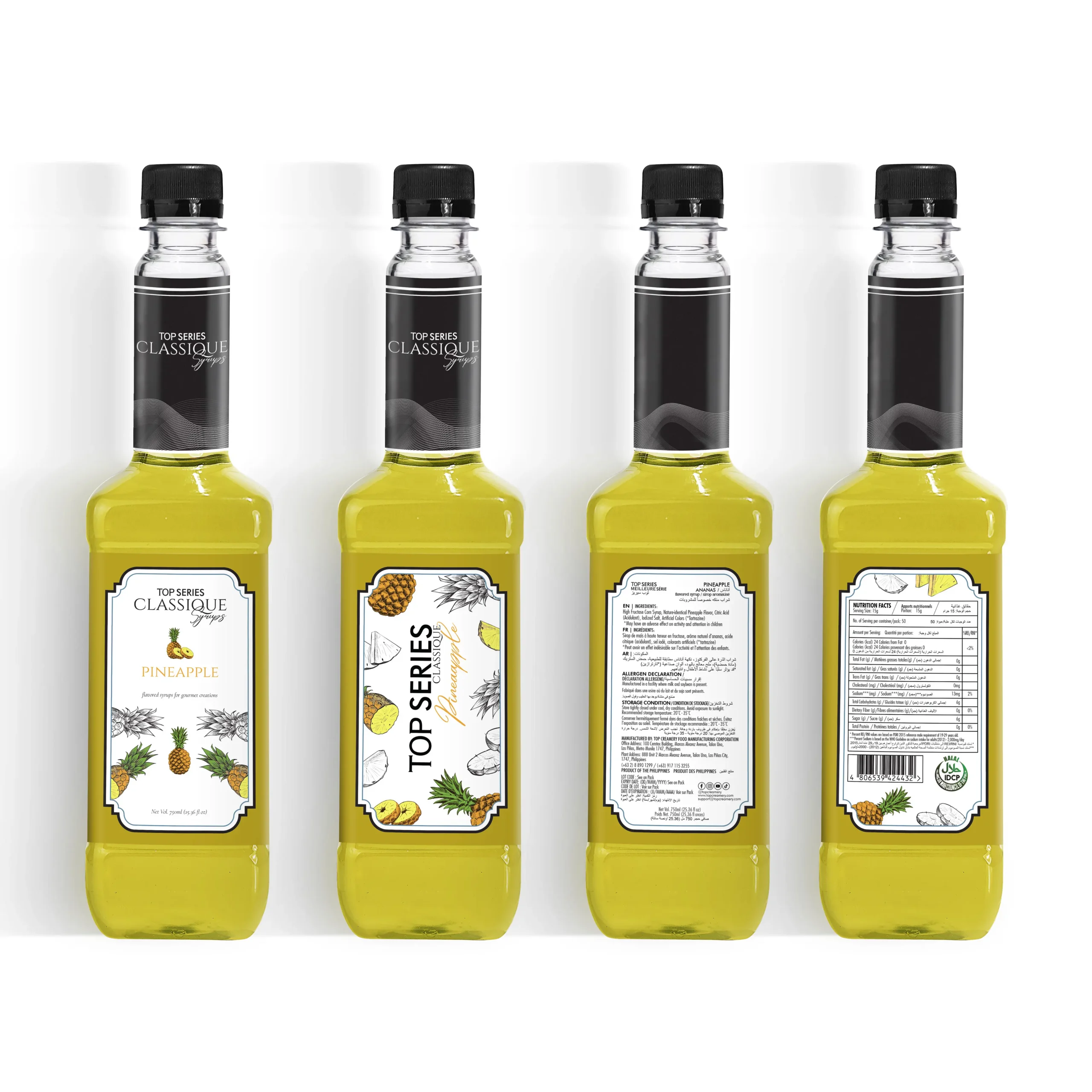 TOP Series Classique Pineapple Syrup 750ml - Image 5