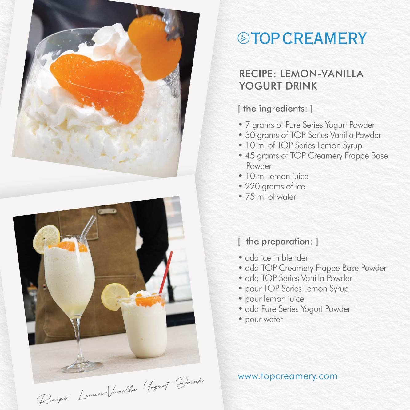 TOP Series Lemon Powder Flavor 1kg - Image 3