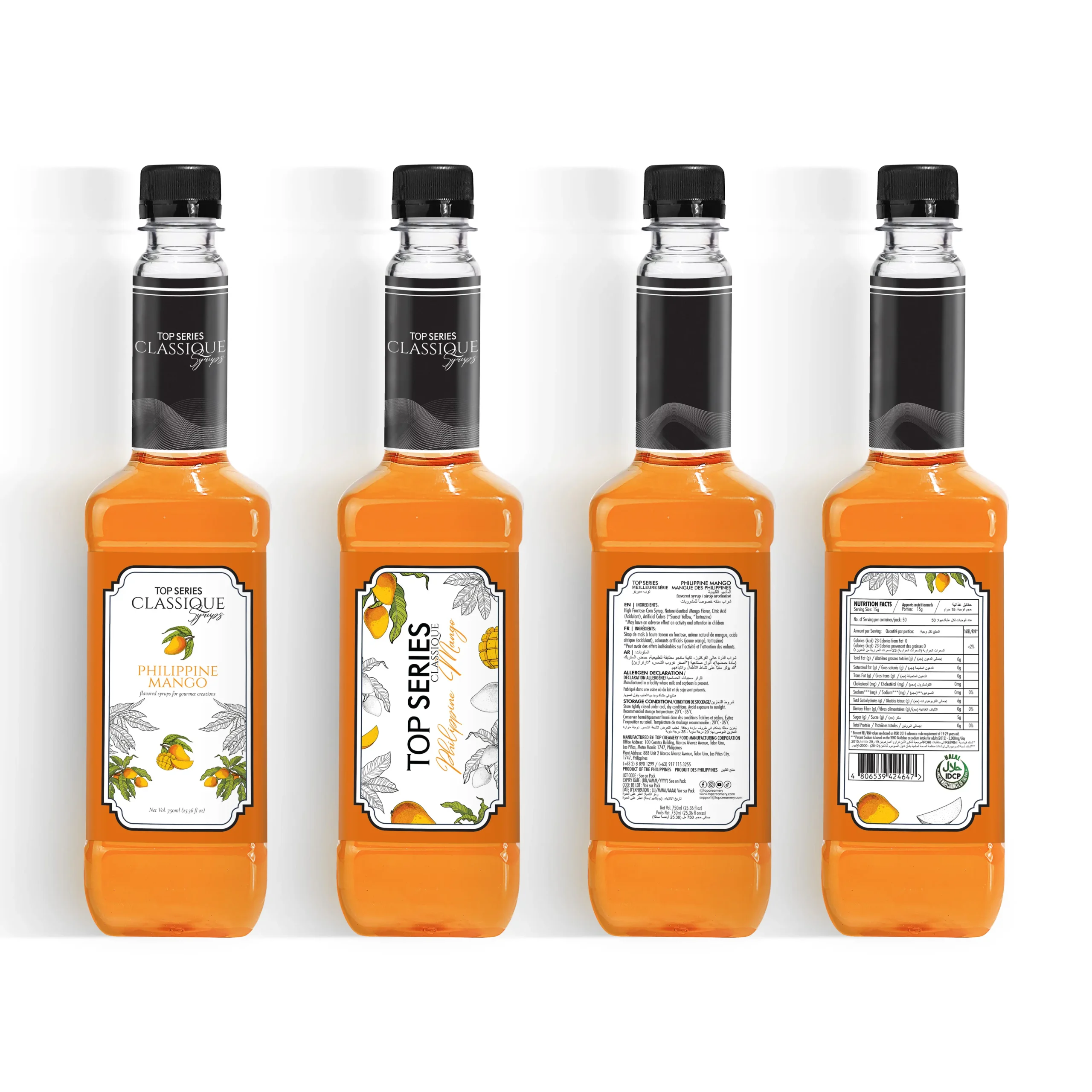 TOP Series Classique Philippine Mango Syrup 750ml - Image 5
