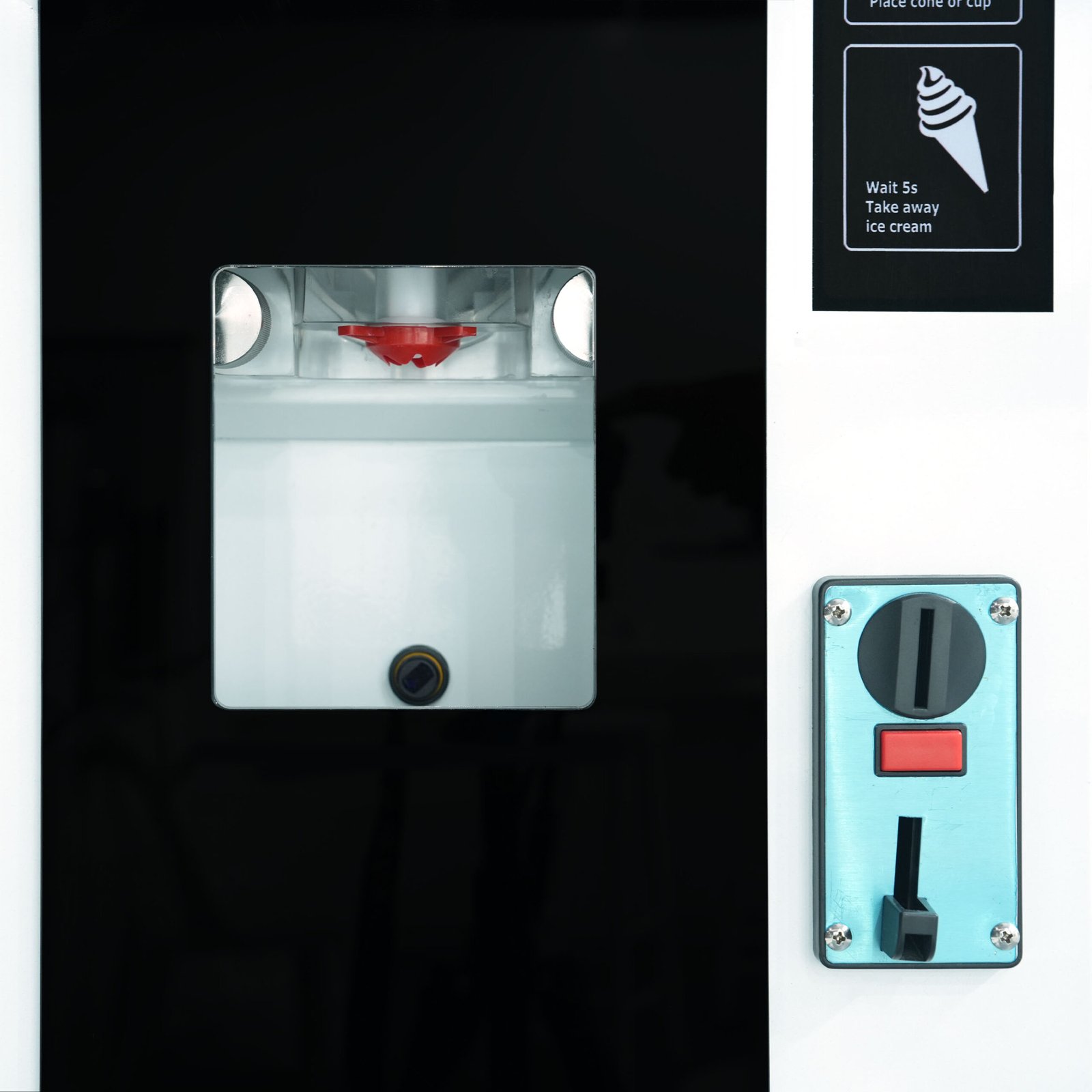 Gelprom GP 100 A Automatic Vendo Series Soft Serve Ice Cream and Frozen Yogurt Machine (1 Nozzle) - Image 4