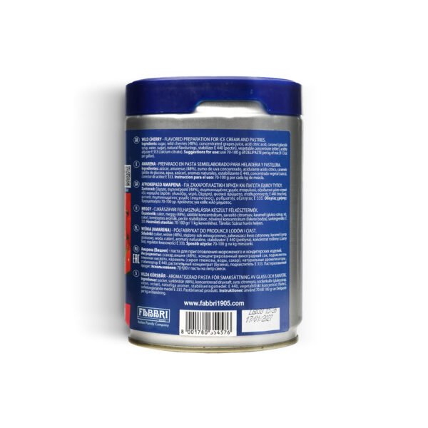 Fabbri 1905 Delipaste Amarena Cherry Gluten-Free Fruit Paste 1.5kg - Image 3
