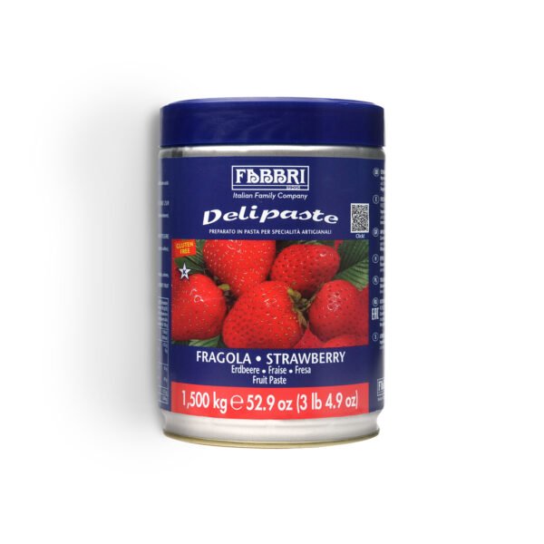 Fabbri 1905 Delipaste Strawberry Natural Gluten-Free Fruit Paste 1.5kg
