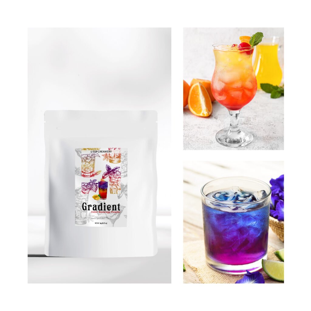 Gradient Powder Gradient Color Beverage Powder 1kg | TOP Creamery