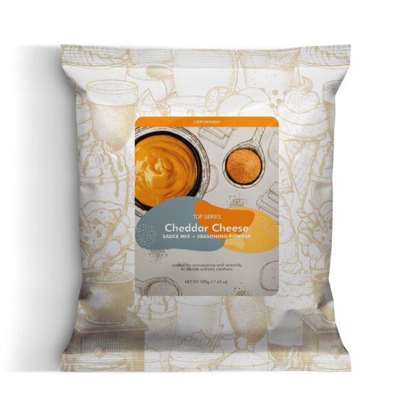 TOP Series Cheddar Cheese Sauce Mix + Seasoning Powder 500g