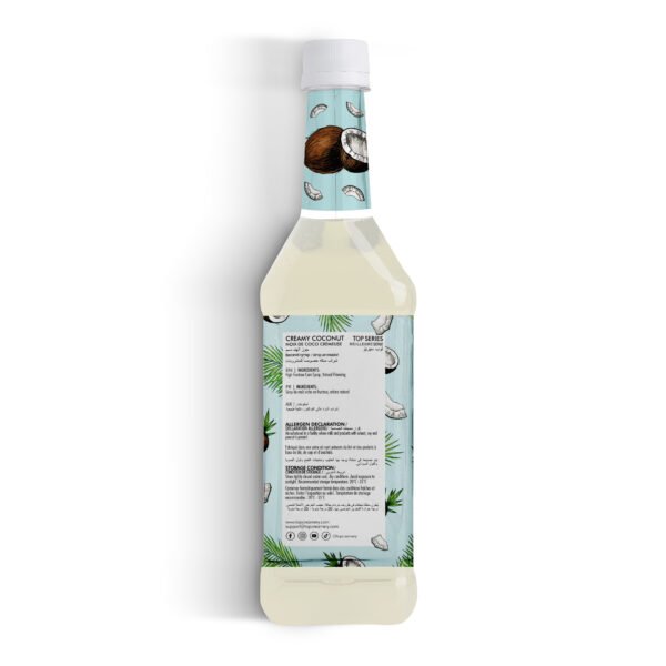 TOP Series Creamy Coconut Syrup 750ml - Image 4