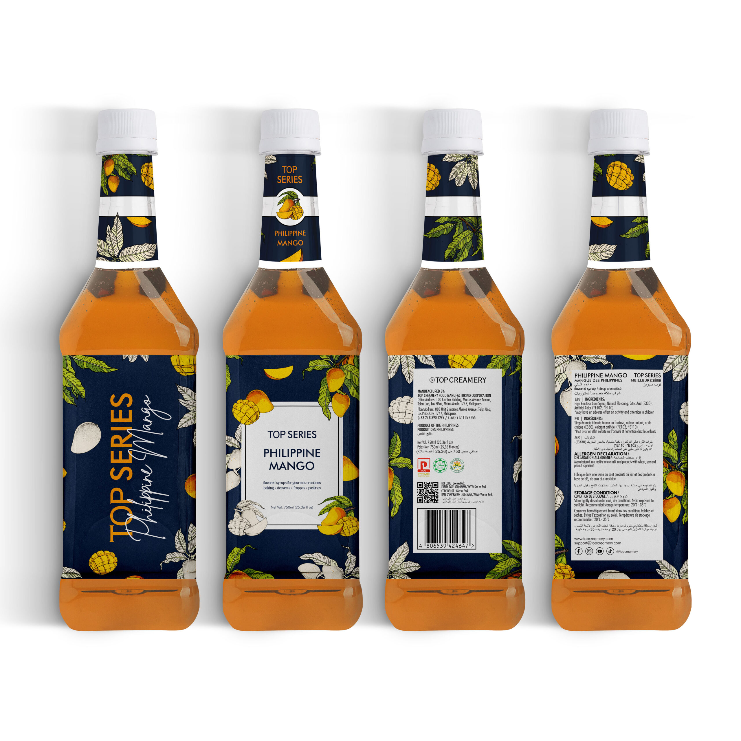 TOP Series Classique Mango Syrup 750ml - Image 5