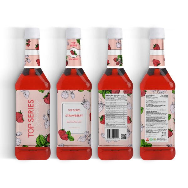 TOP Series Strawberry Syrup 750ml - Image 5