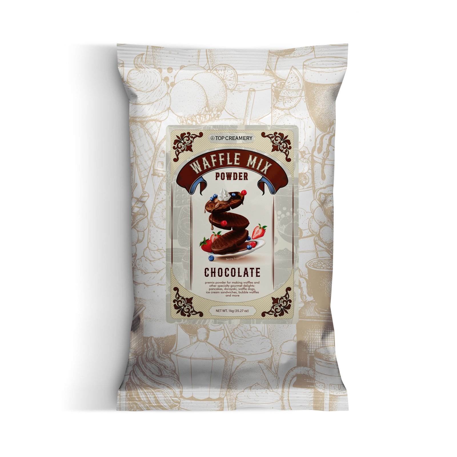 Waffle Mix Chocolate Powder 1kg