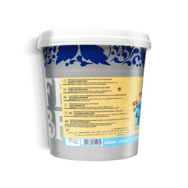 Fabbri 1905 Delipaste Blue Bubble Gum Gluten-Free Paste 4.5kg - Image 3