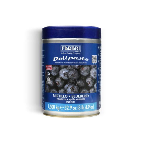 Fabbri 1905 Delipaste Blueberry Gluten-Free Fruit Paste 1.5kg