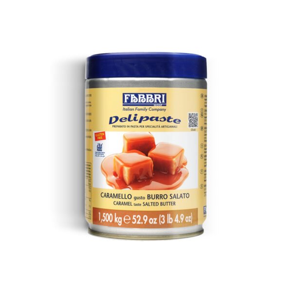 Fabbri 1905 Delipaste Caramel Taste Salted Butter Gluten-Free Paste 1.5kg