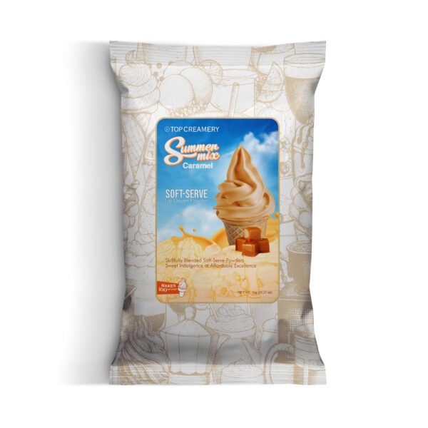 Summer Mix Soft-Serve Ice Cream Caramel Powder 1kg