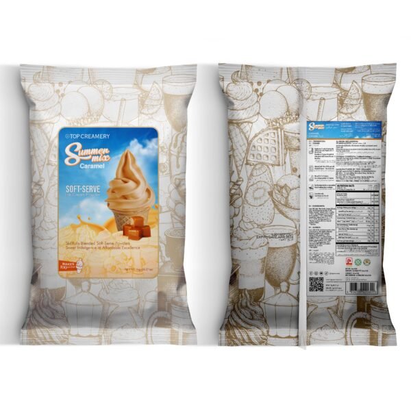 Summer Mix Soft-Serve Ice Cream Caramel Powder 1kg - Image 3