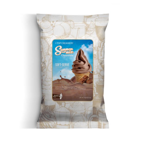 Summer Mix Soft-Serve Ice Cream Chocolate Powder 1kg