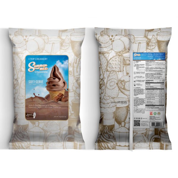 Summer Mix Soft-Serve Ice Cream Chocolate Powder 1kg - Image 3