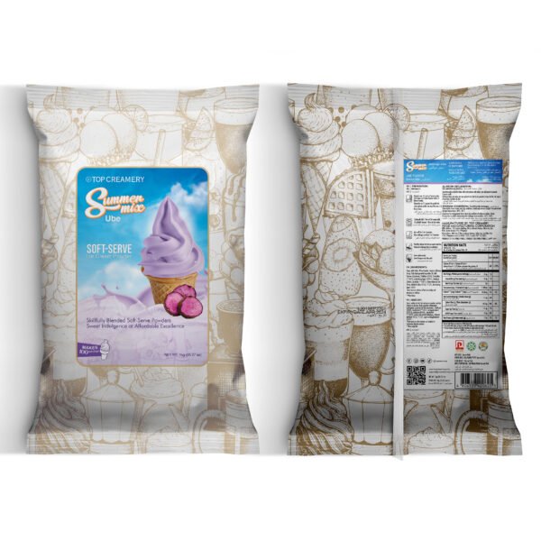 Summer Mix Soft-Serve Ice Cream Ube Powder 1kg - Image 3