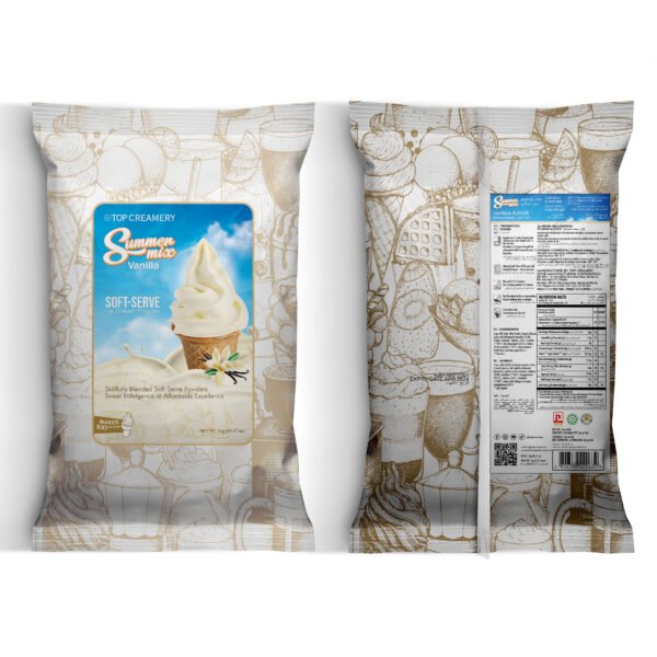 Summer Mix Soft-Serve Ice Cream Vanilla Powder 1kg - Image 3