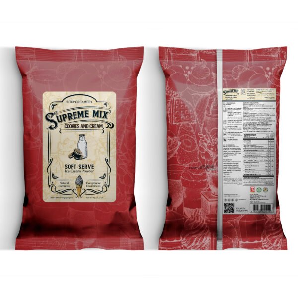 Supreme Mix Soft-Serve Ice Cream Cookies and Cream Powder 1kg - Image 3