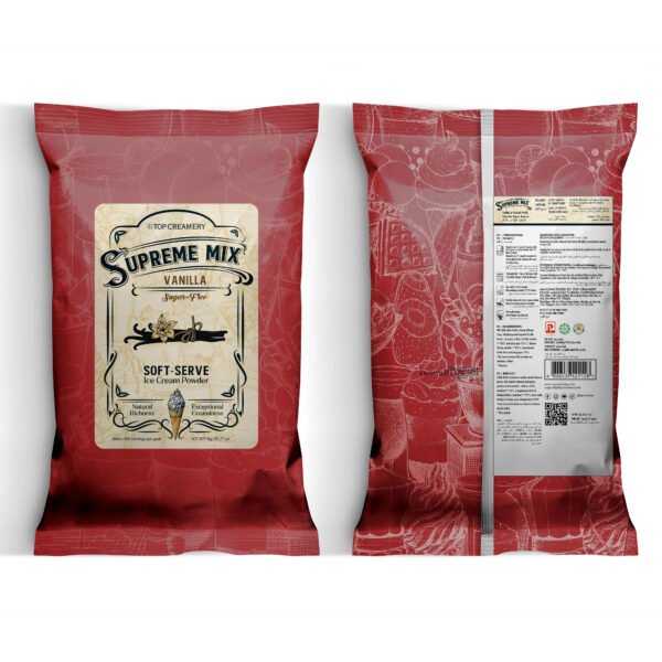 Supreme Soft Ice Cream Sugar-Free Vanilla Powder 1kg - Image 3