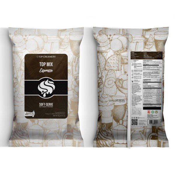 TOP Mix Soft-Serve Ice Cream Espresso Powder 1kg - Image 3