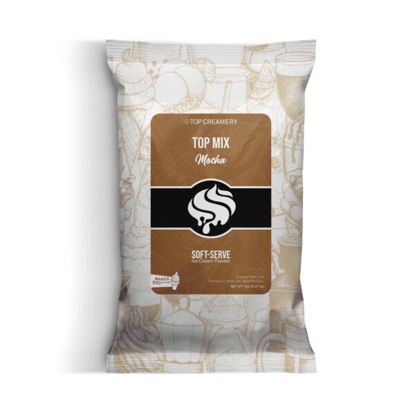 TOP Mix Soft-Serve Ice Cream Mocha Powder 1kg