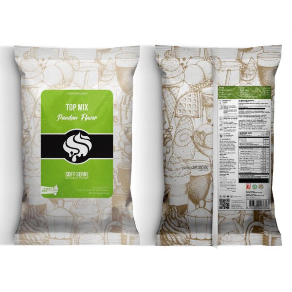 TOP Mix Soft-Serve Ice Cream Pandan Powder 1kg - Image 3