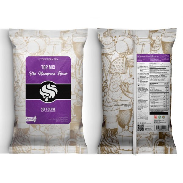 TOP Mix Soft-Serve Ice Cream Ube Macapuno Powder 1kg - Image 3