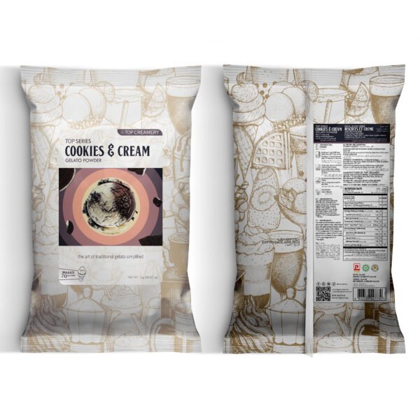 TOP Series Gelato Cookies and Cream Powder 1kg - Image 3
