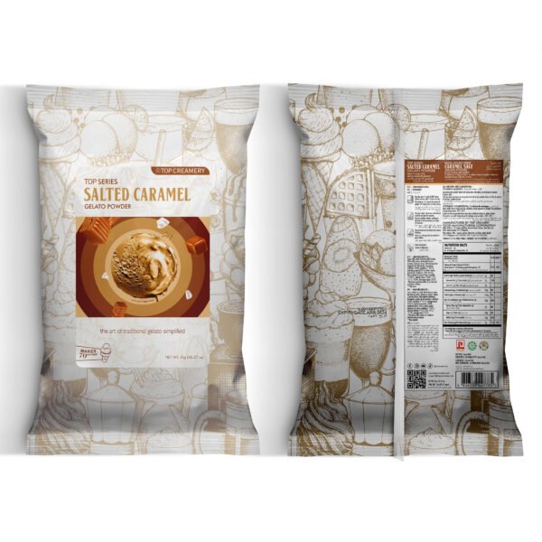 TOP Series Gelato Salted Caramel Powder 1kg - Image 3